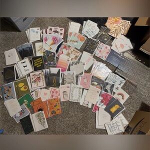 Lot of 166 Assorted Greeting Cards